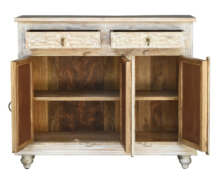 Jade Carved Wooden Chest