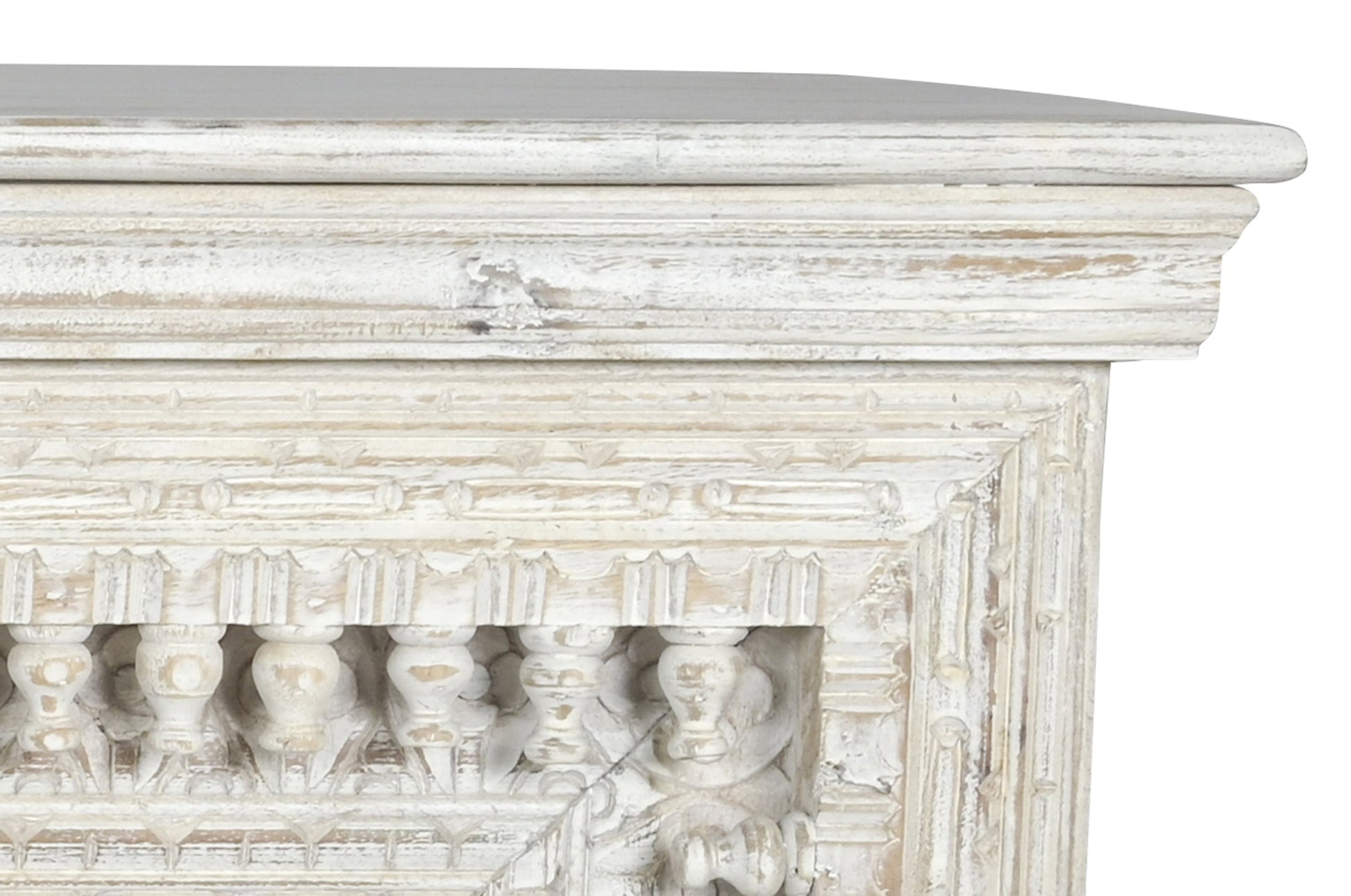 Levine Hand Carved Wooden TV Cabinet