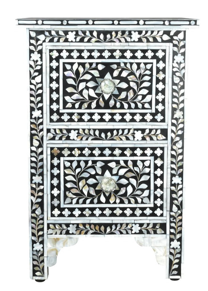 Josh Mother of Pearl Inlay Bedside