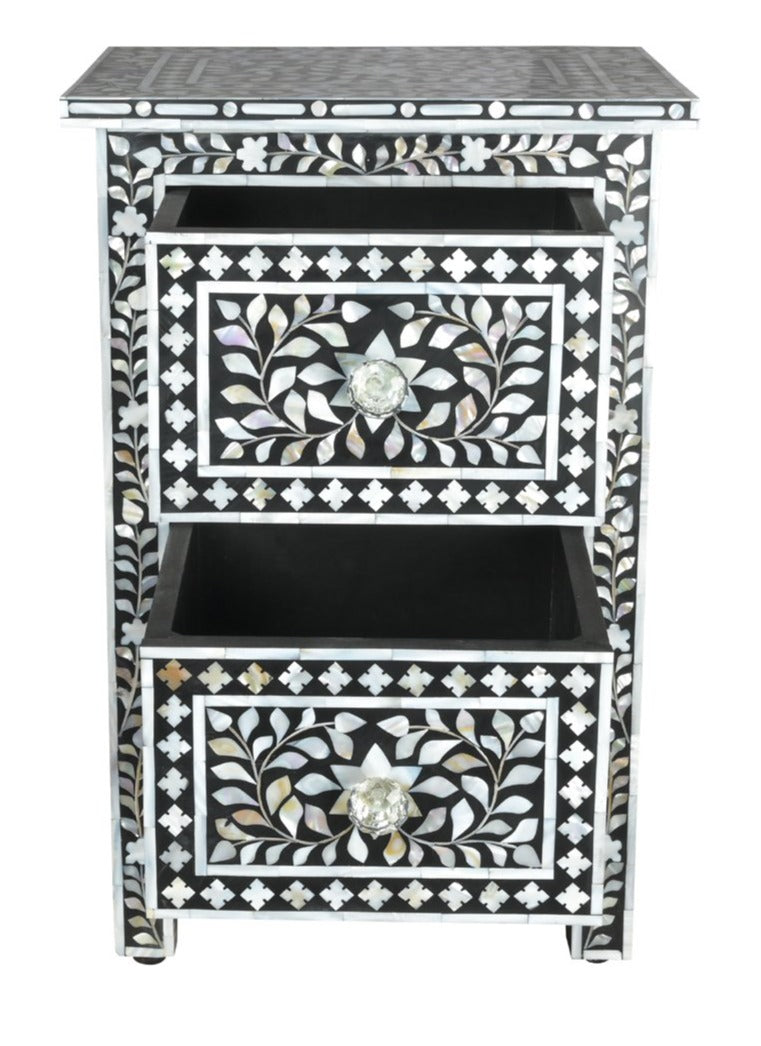 Josh Mother of Pearl Inlay Bedside