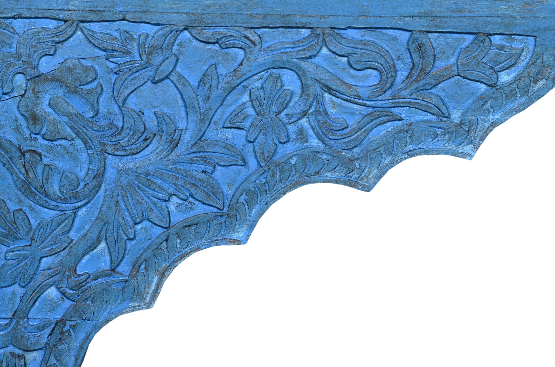 Royal Hand Carved Wooden Console Table
