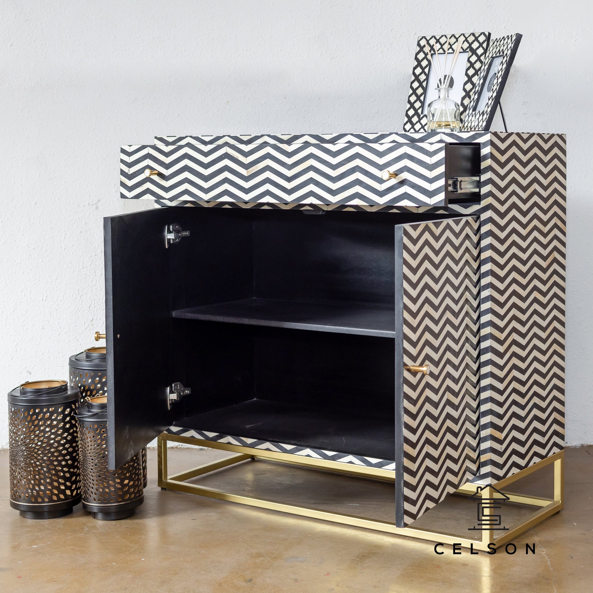 Naina Bone Inlay Chest