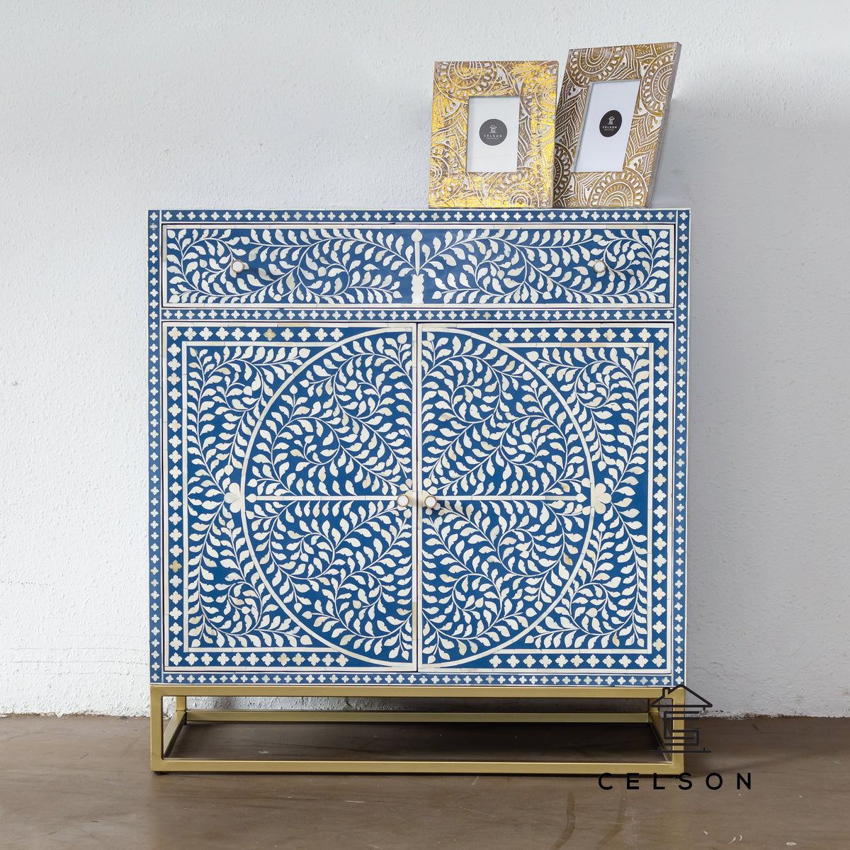 Liona Bone Inlay Chest of Drawer