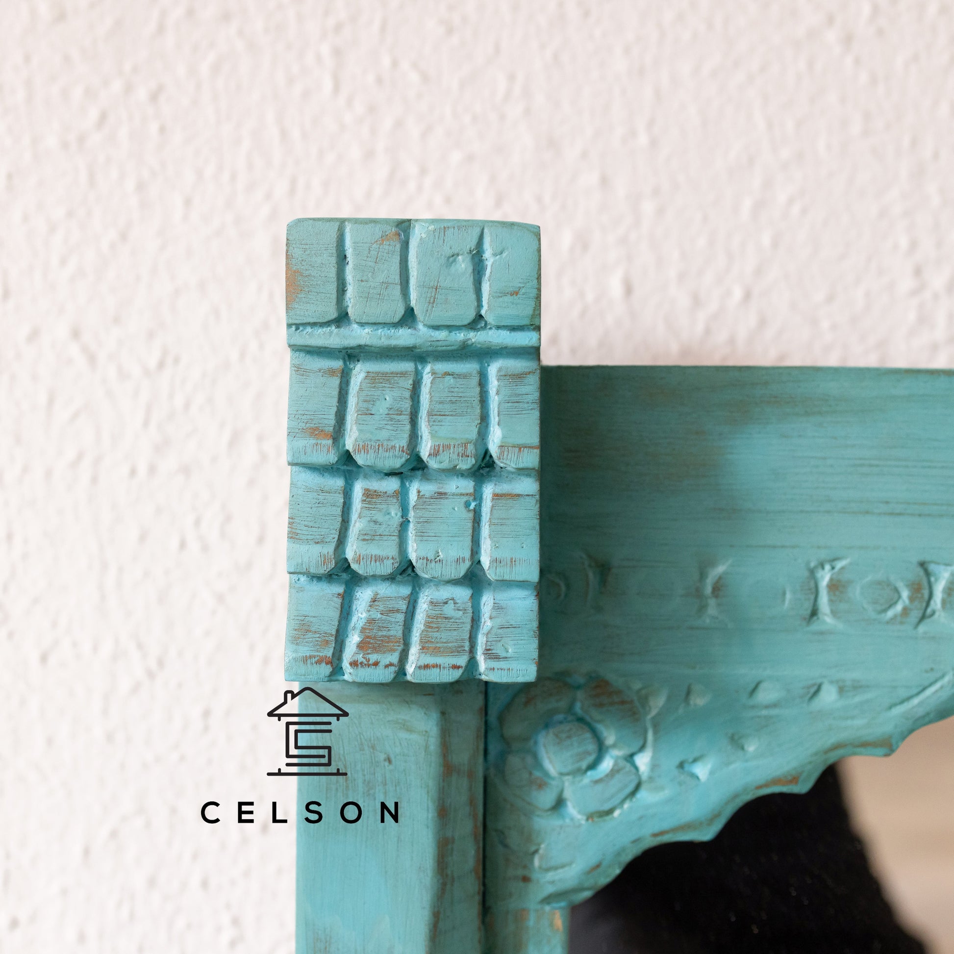 Mehrab Hand Carved Wooden Mirror