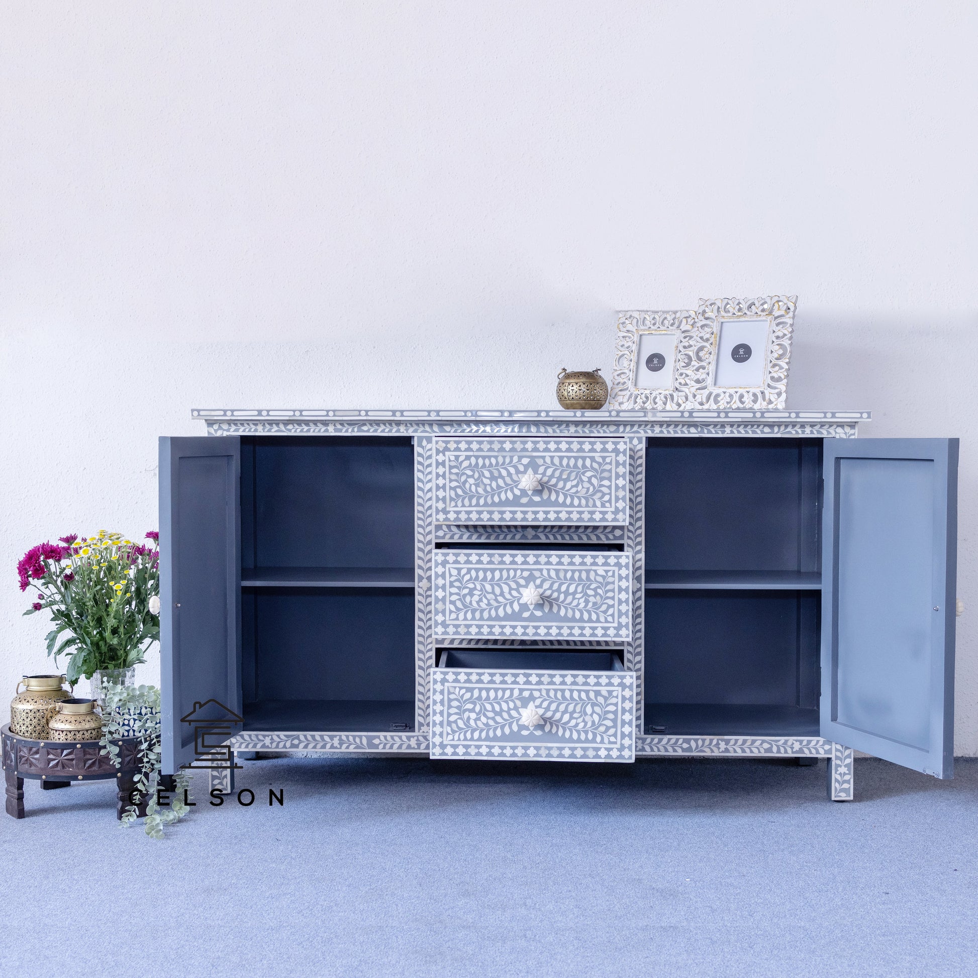 Ray Bone Inlay Sideboard
