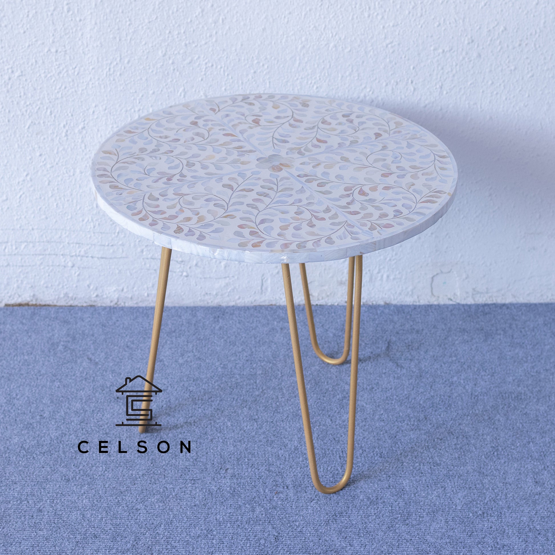 Liana Mother of Pearl Inlay Table