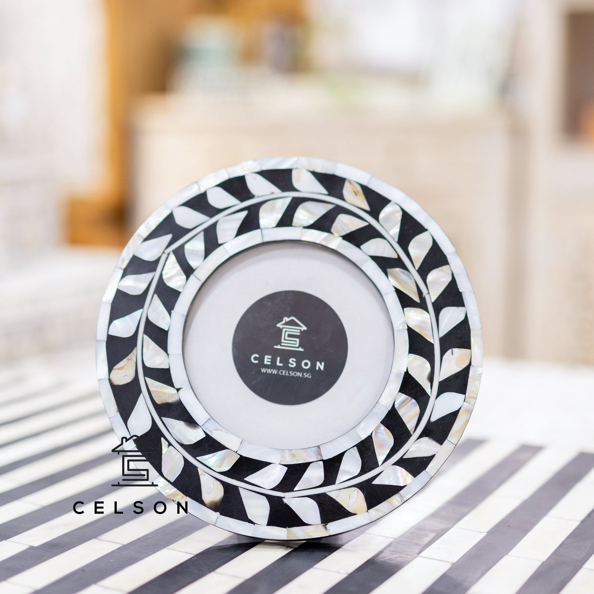 Tyson Mother of Pearl / Bone Inlay Photo Frame