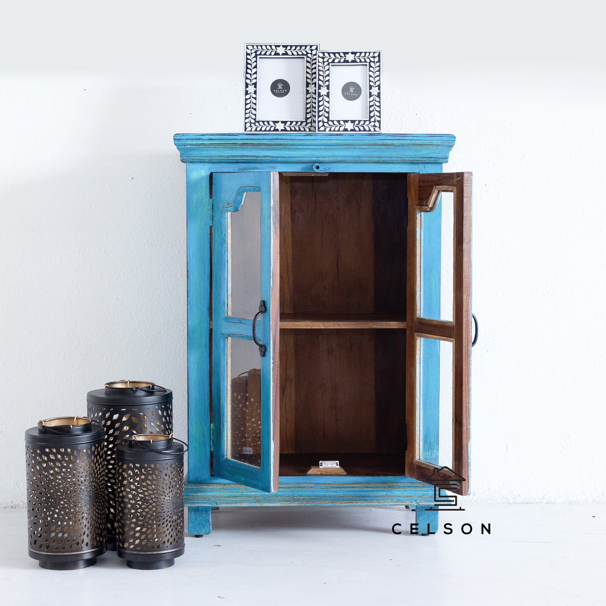 Gracie Carved Wooden Cabinet