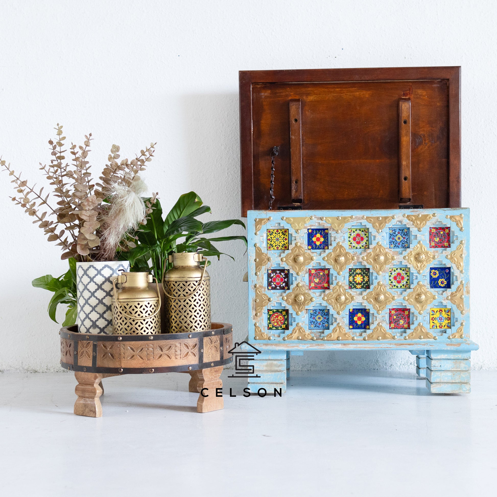 Zoe Brass & Tile Heritage Trunk