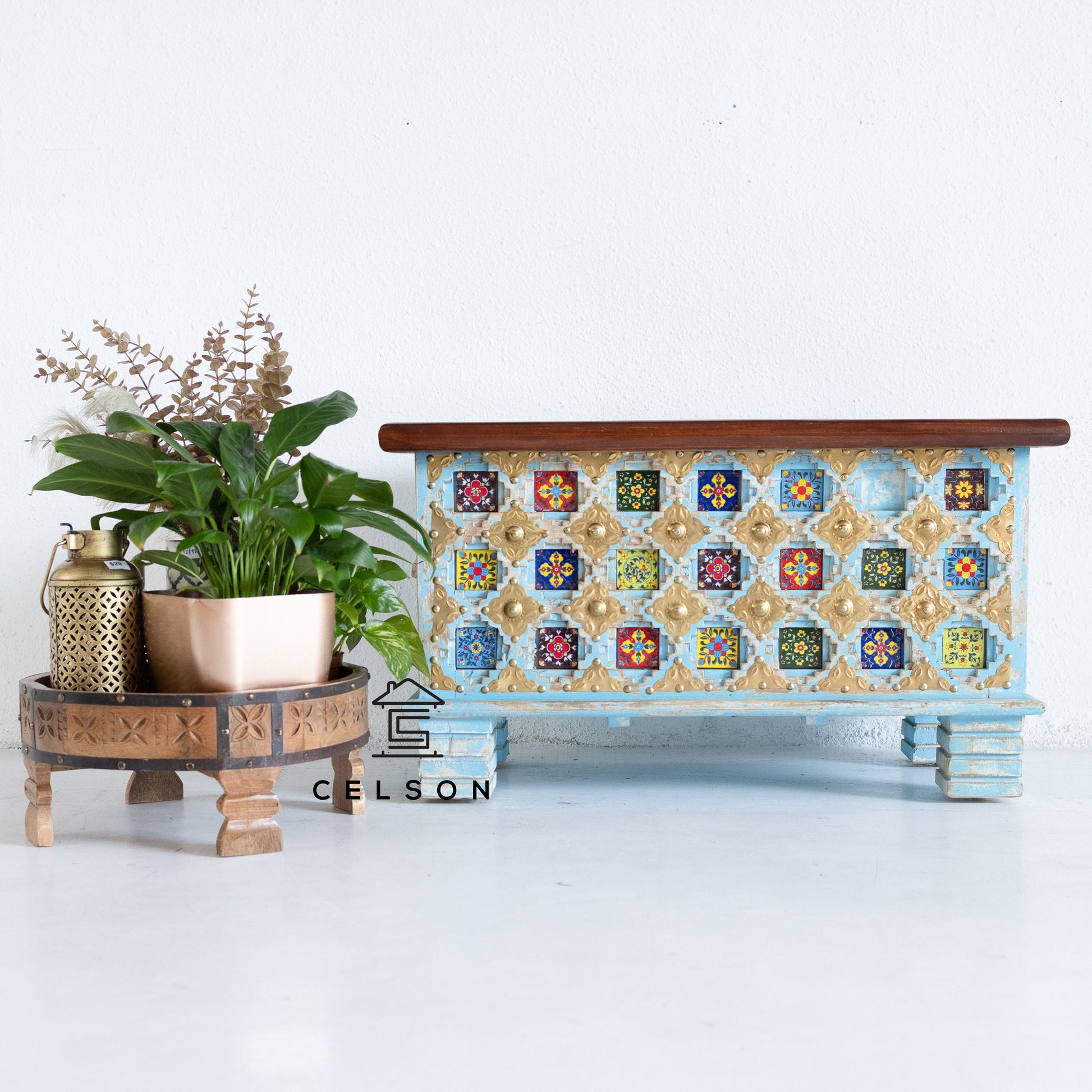 Zoe Brass & Tile Heritage Trunk