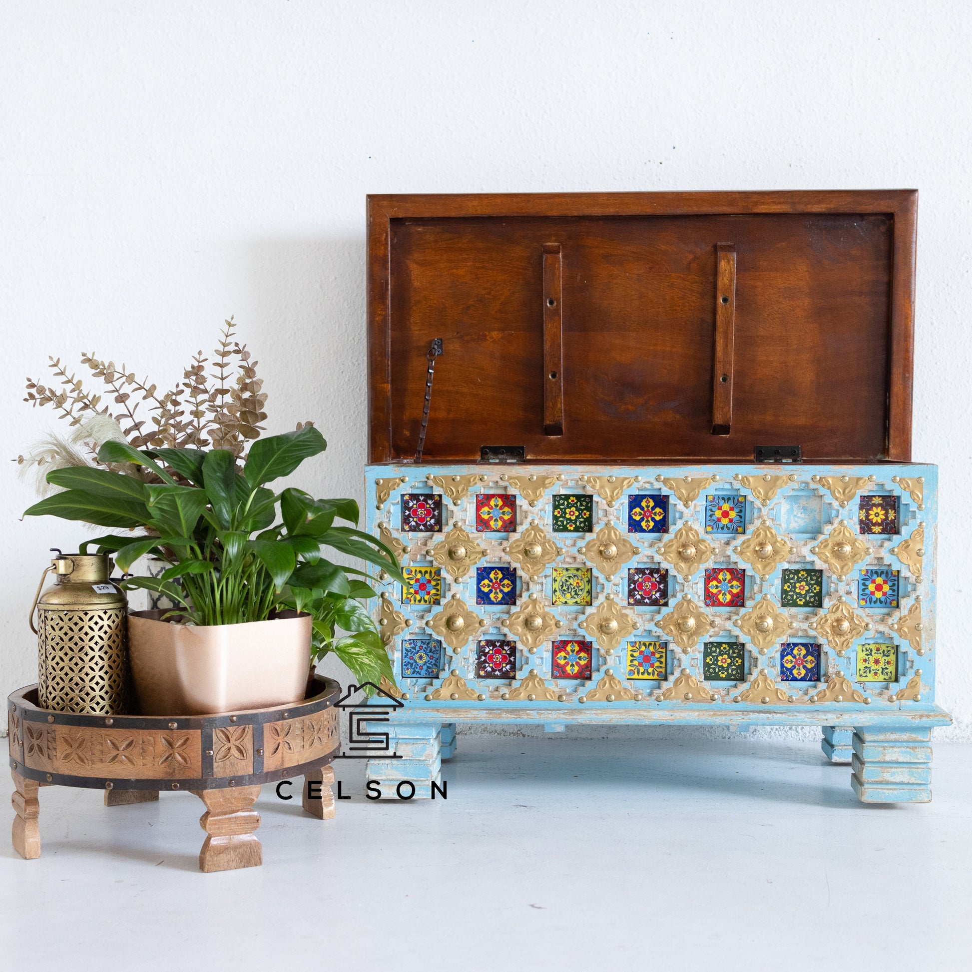 Zoe Brass & Tile Heritage Trunk