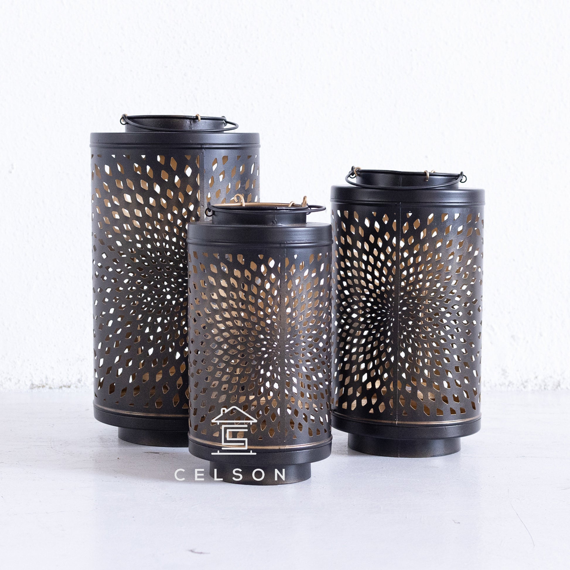 Chris Metal Lantern S/3