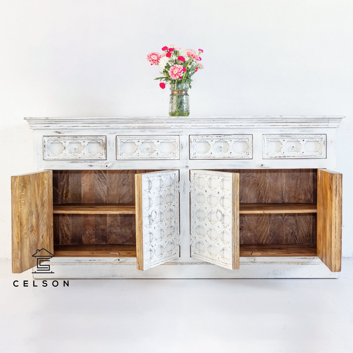 Bruno Hand Carved Sideboard