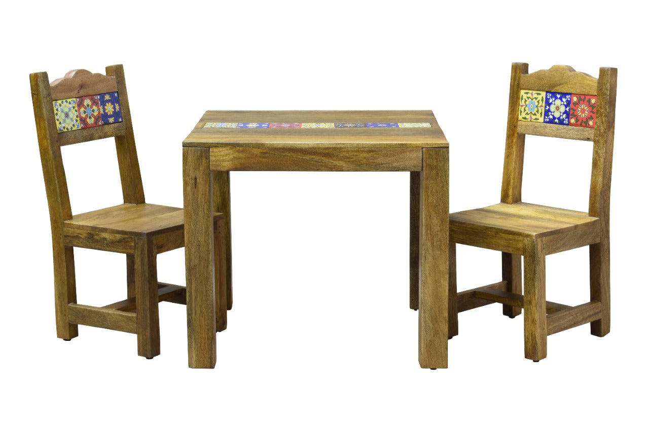 Chalotra Wooden Chairs and Table
