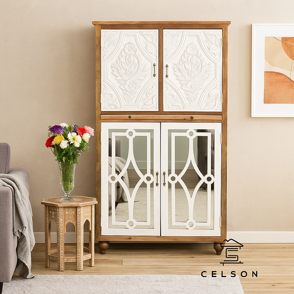 Neil Wooden Bar Cabinet