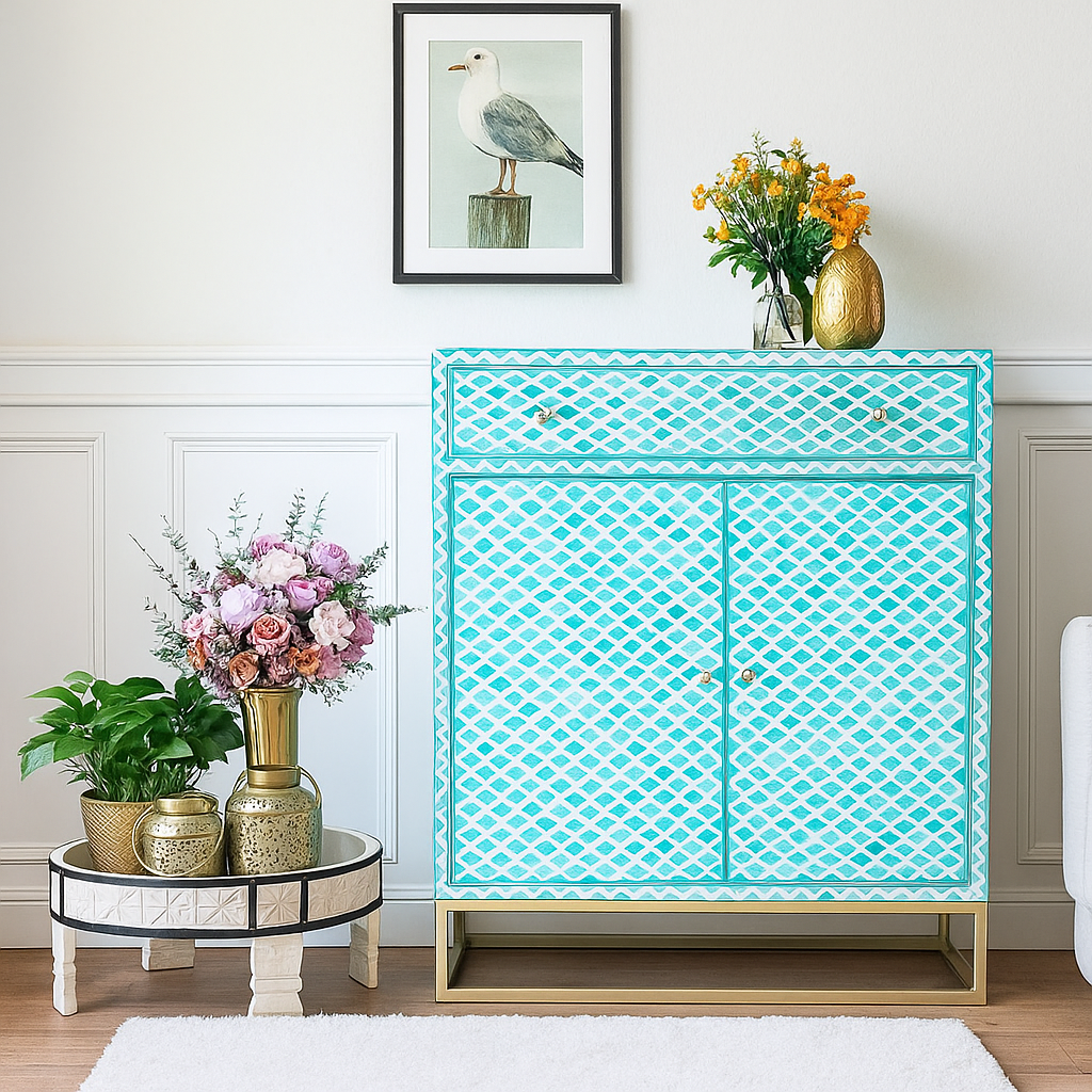 George Bone Inlay Cabinet