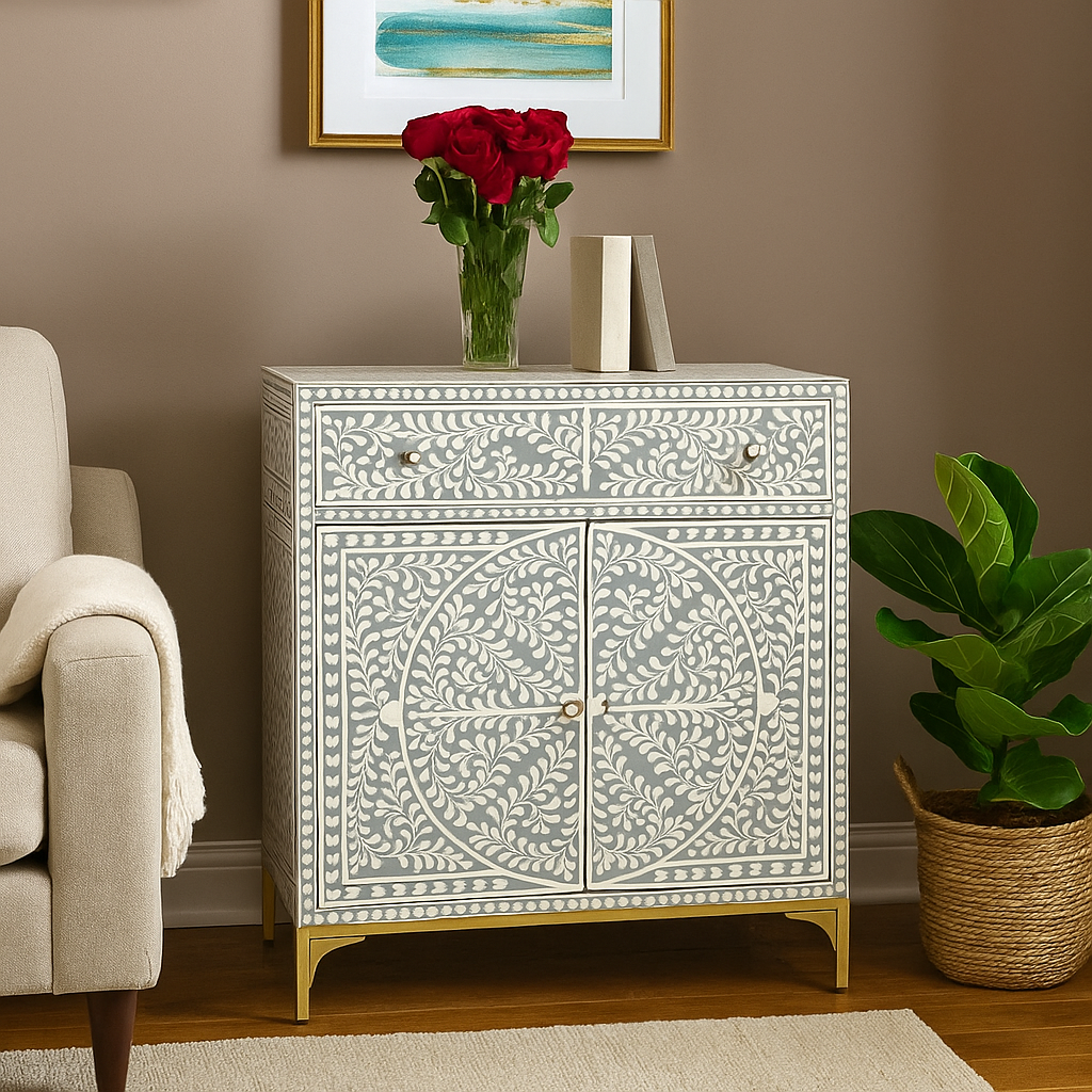 Ashley Bone Inlay Cabinet