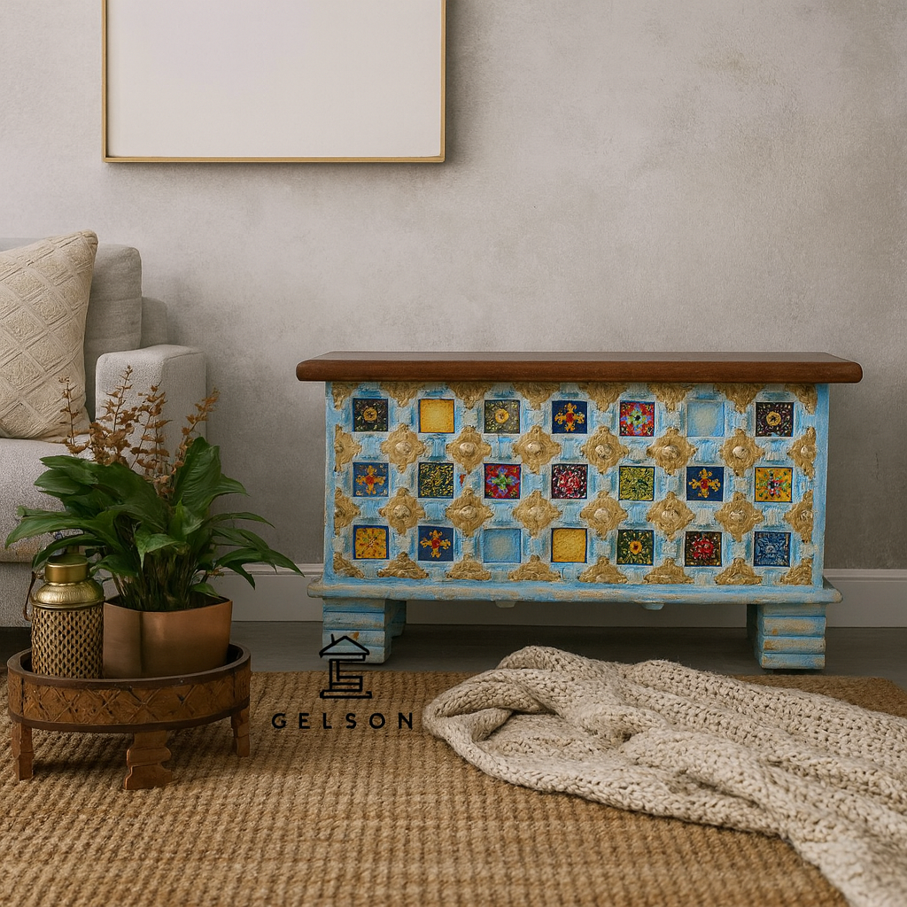 Zoe Brass & Tile Heritage Trunk