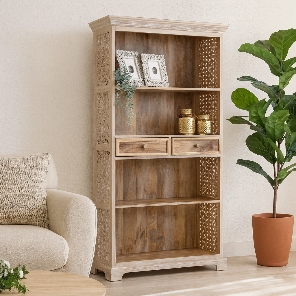 Daniel Carved BookShelf