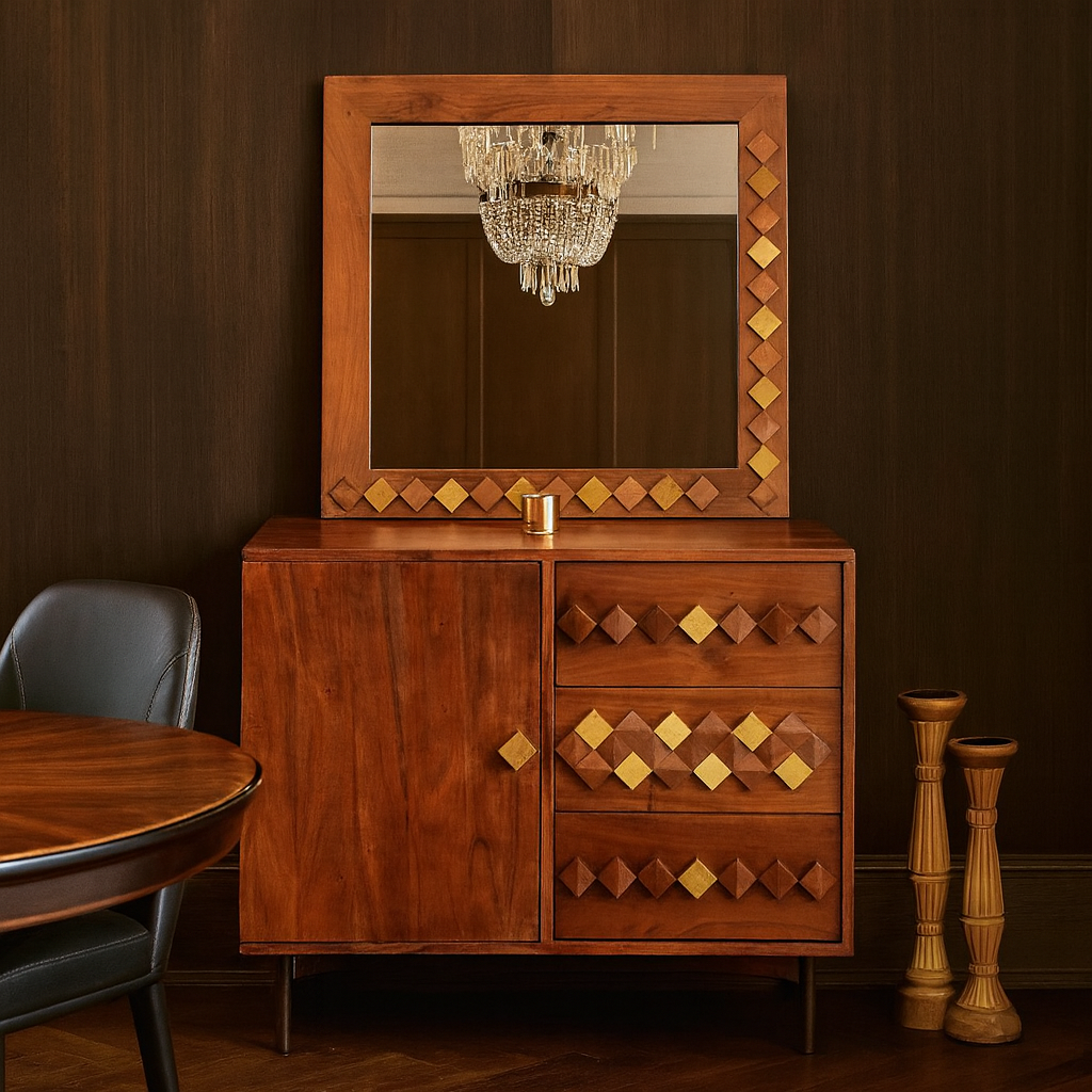 Bush Carved Chest of Drawer
