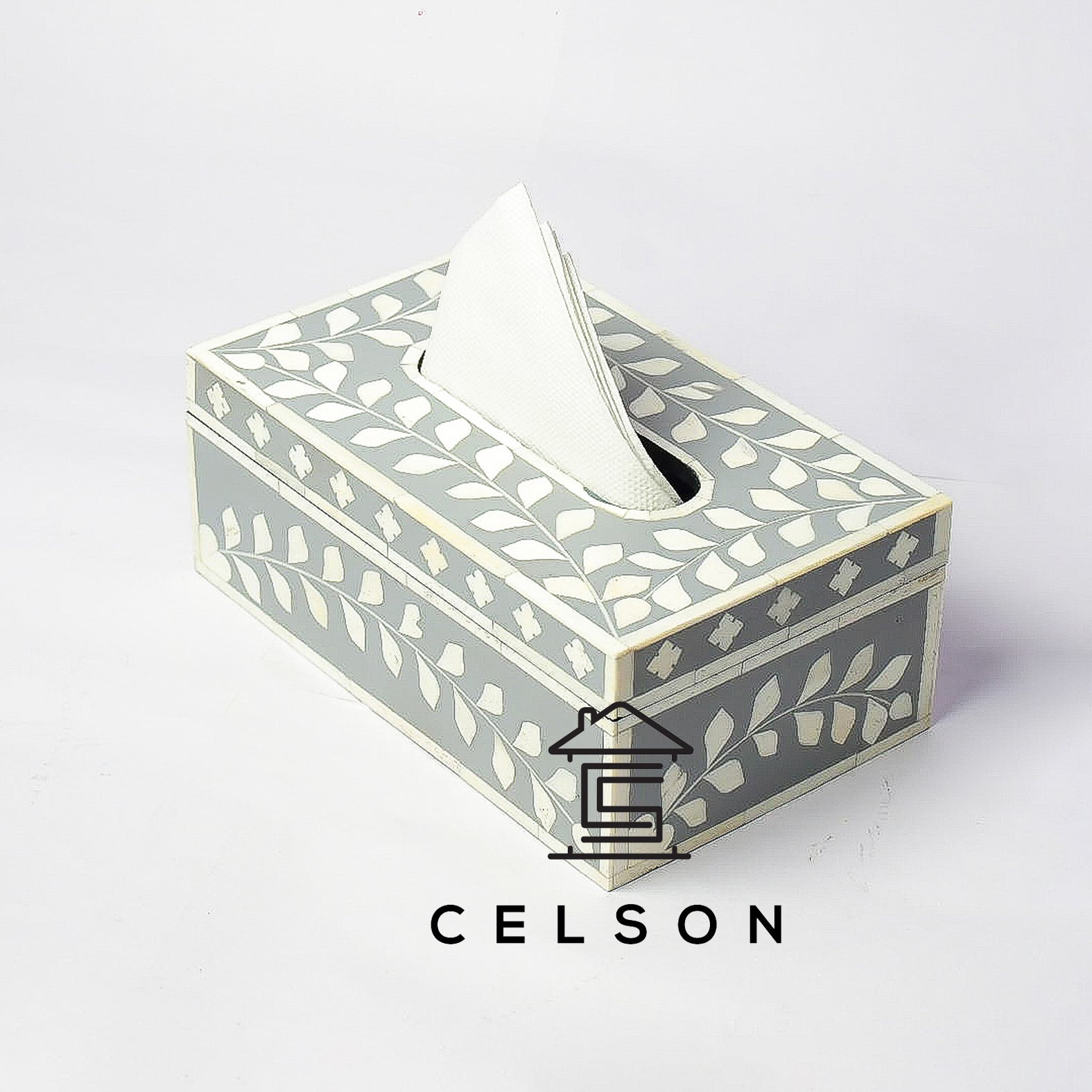 Isla Bone Inlay Tissue Box