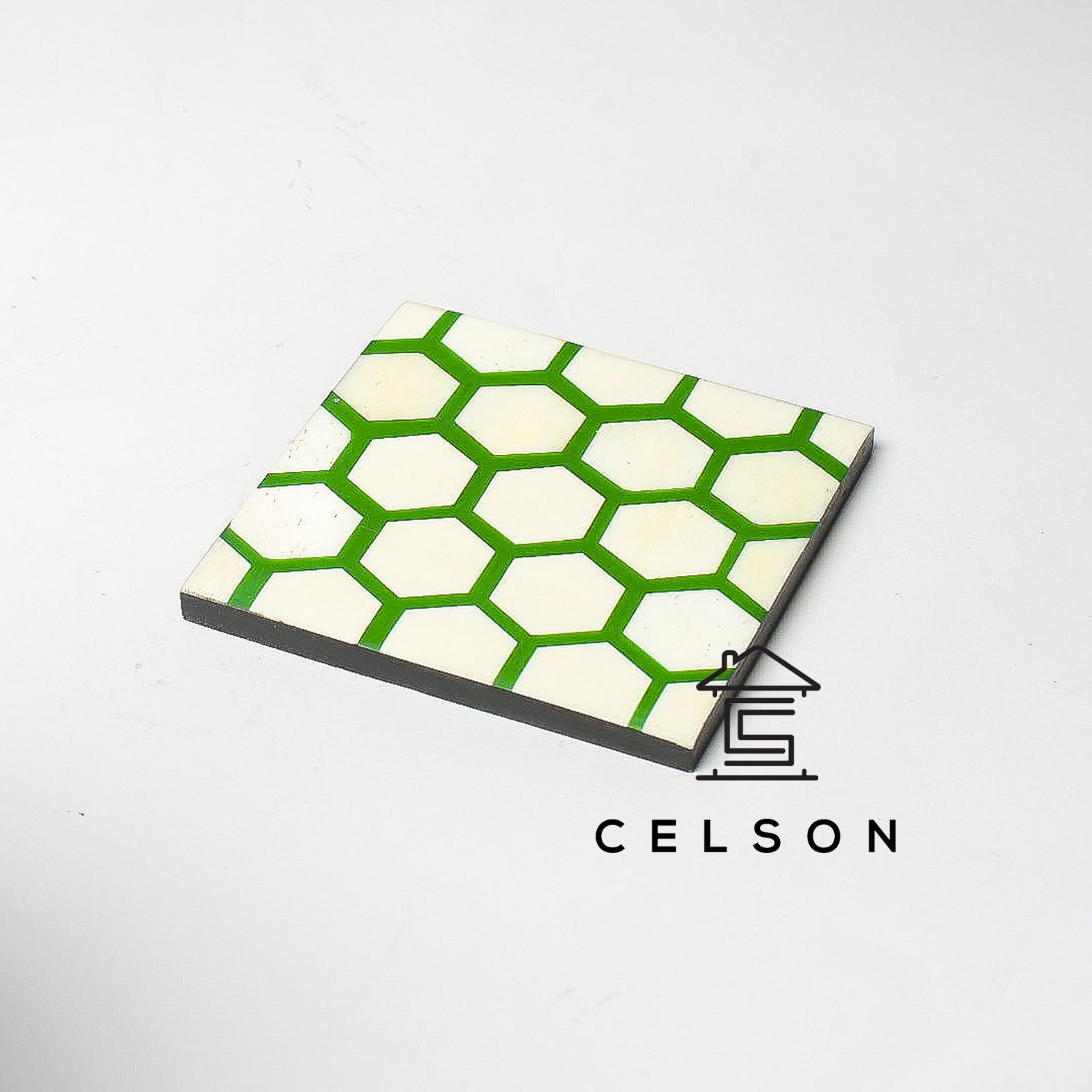 Honey Bone Inlay Coasters