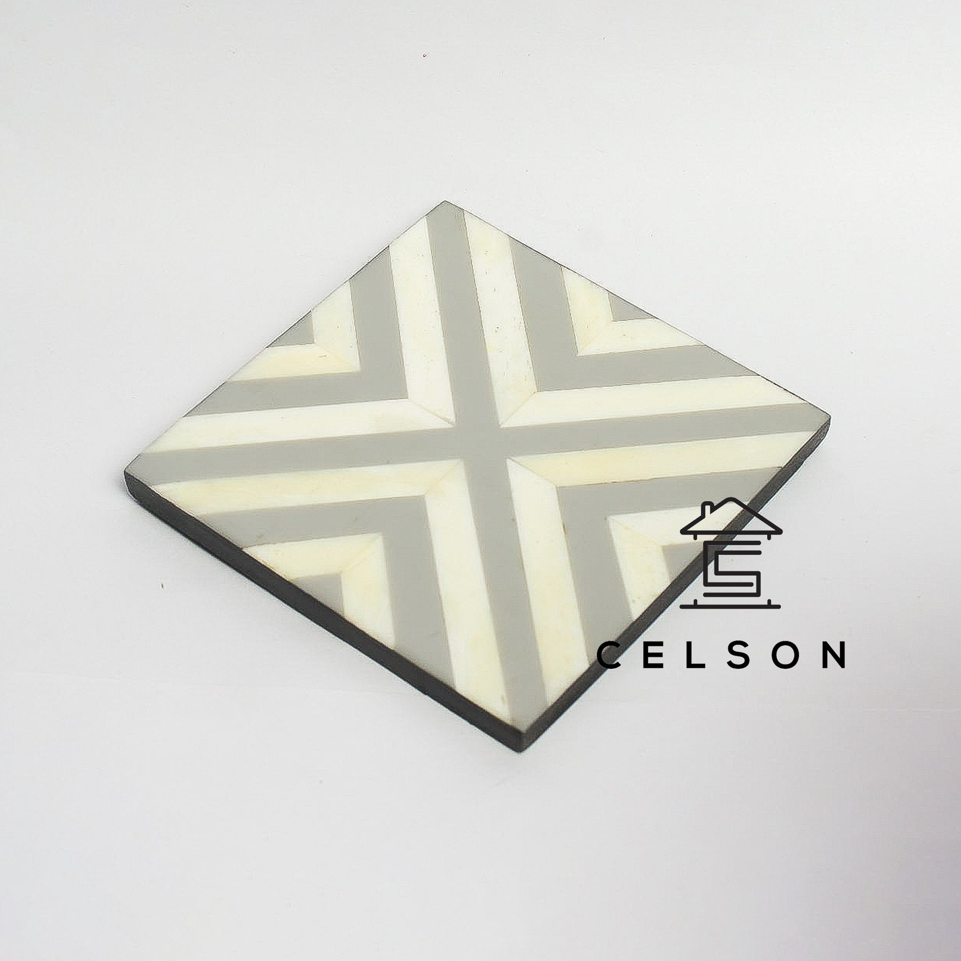Roma Bone Inlay Coaster