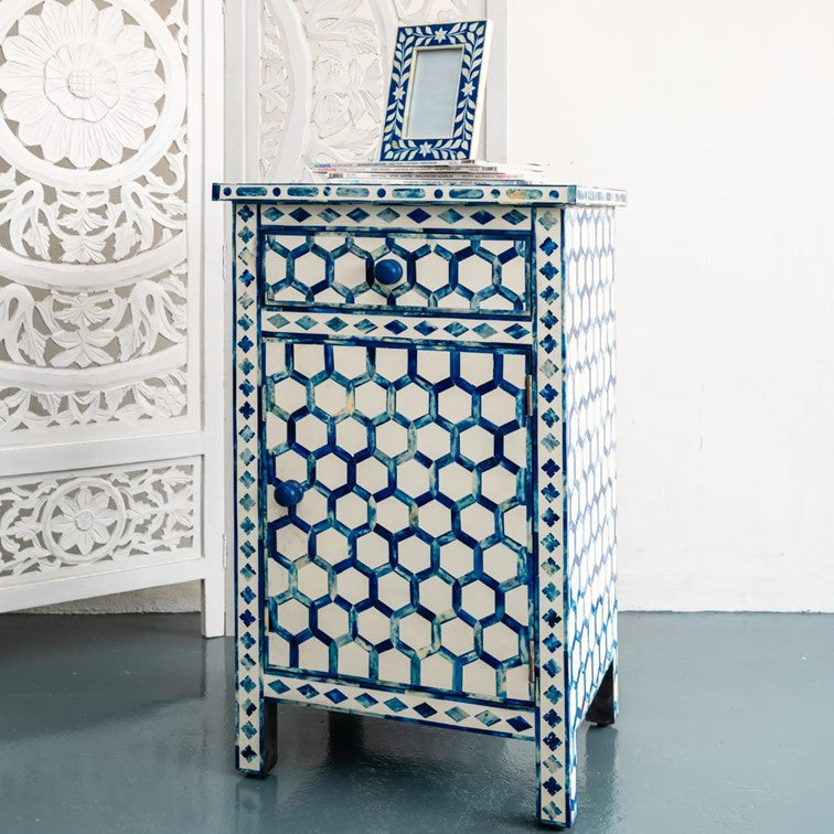 Kim Bone Inlay Bedside