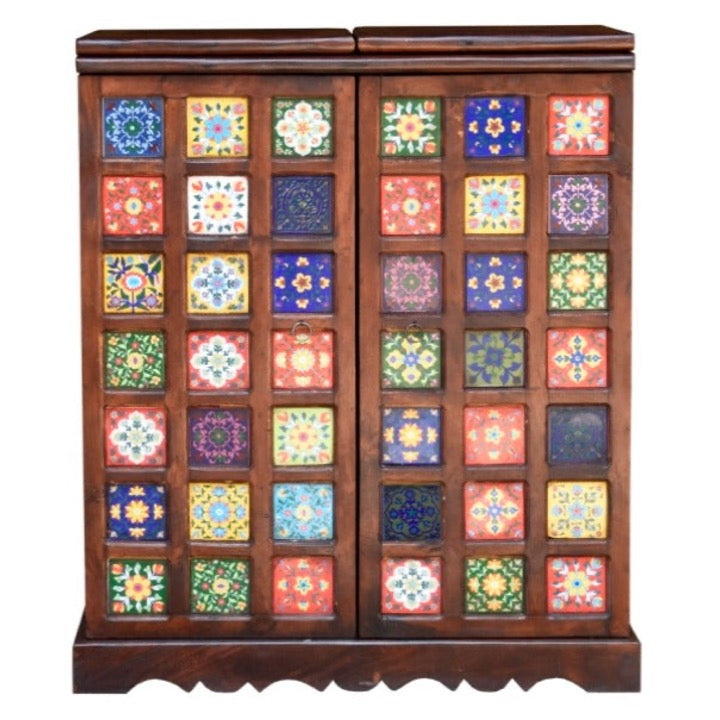 Troy Tile Bar Cabinet