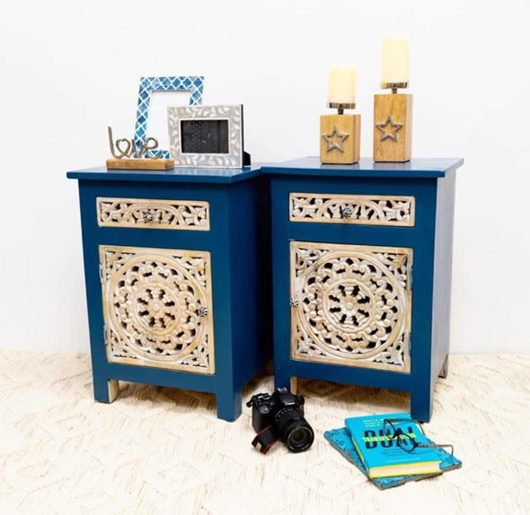 Gourd Wooden Bedside