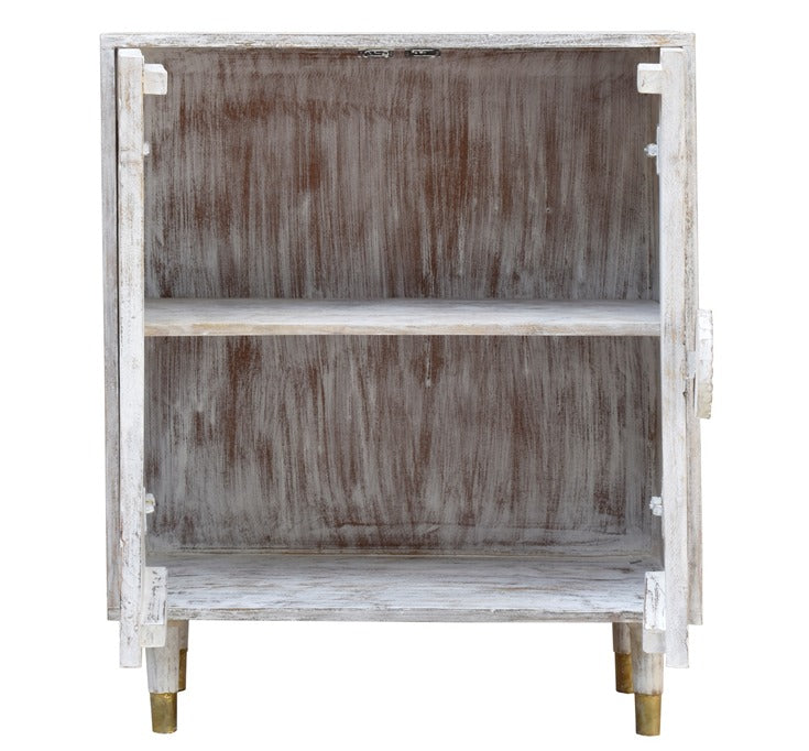 Farren Carved Wooden Cabinet