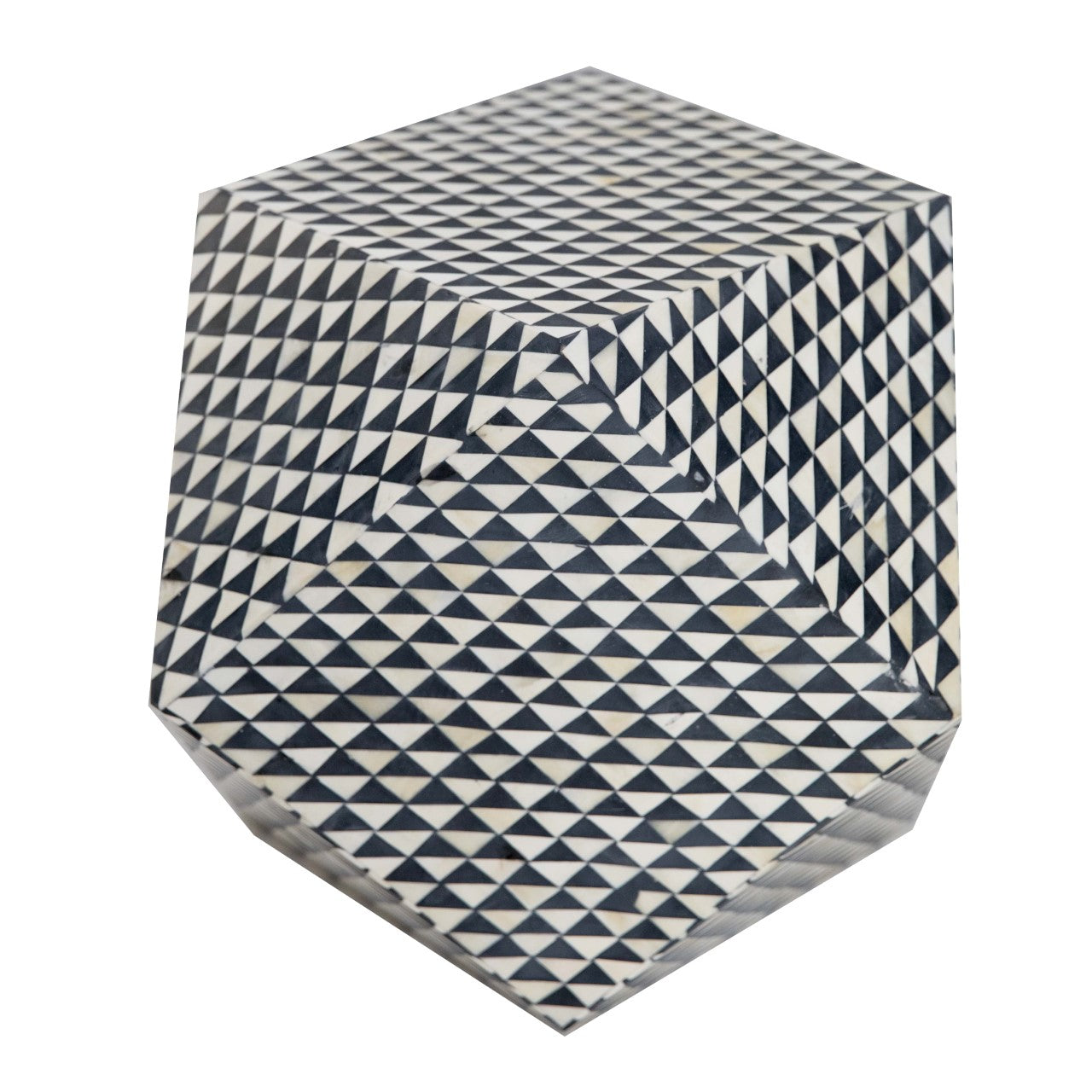 Clora Bone Inlay Stool