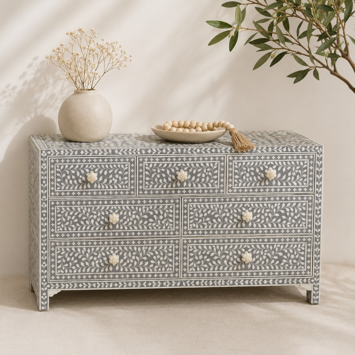 Lara Bone Inlay Dresser