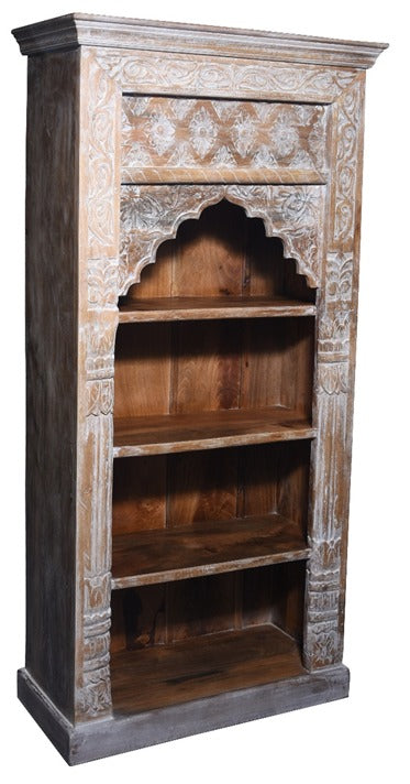 Azren Carved Bookshelf