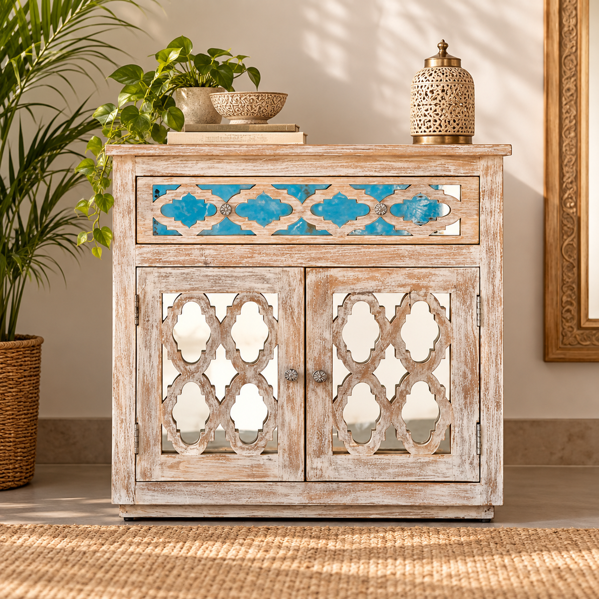 Ryerson Carved Wooden Chest