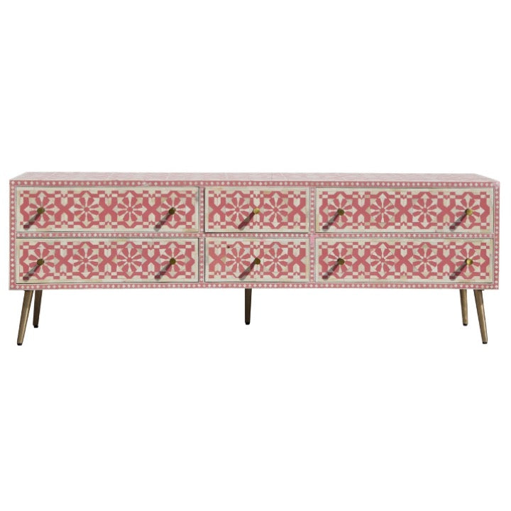 Linda Bone Inlay TV Cabinet