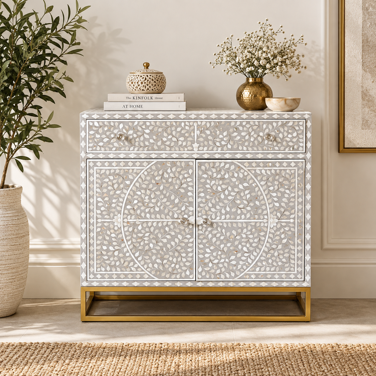 Jenny Mother of Pearl Inlay Chest