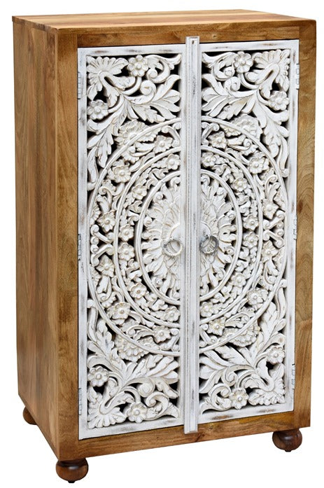 Henry Hand Carved Cabinet