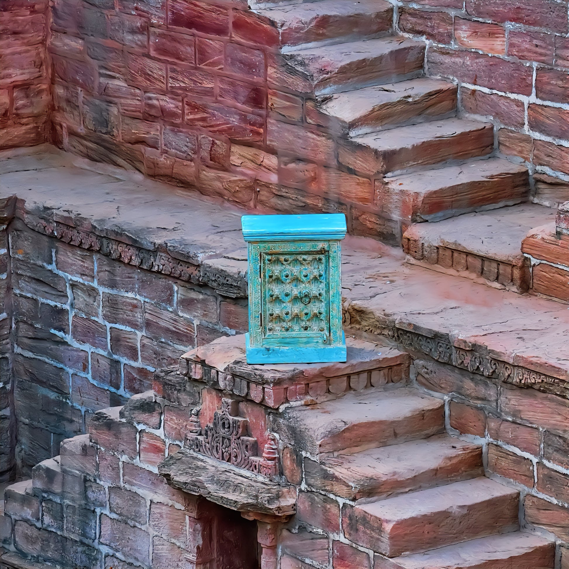 Baori Wooden Bedside Table