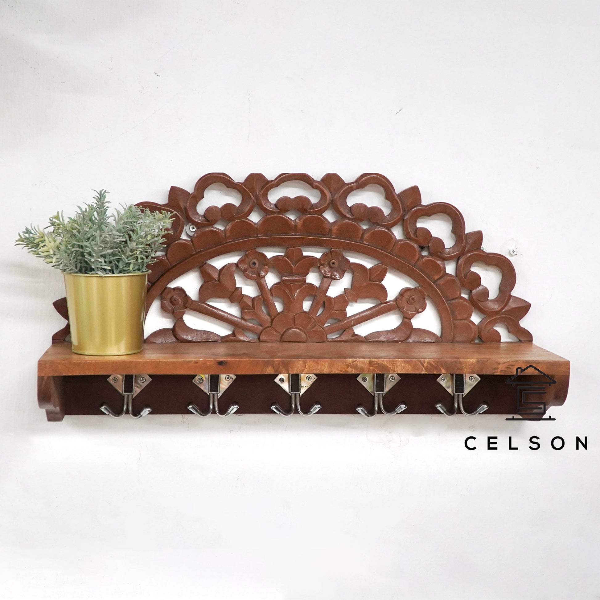 Shilpi Hand Carved Wall Shelf