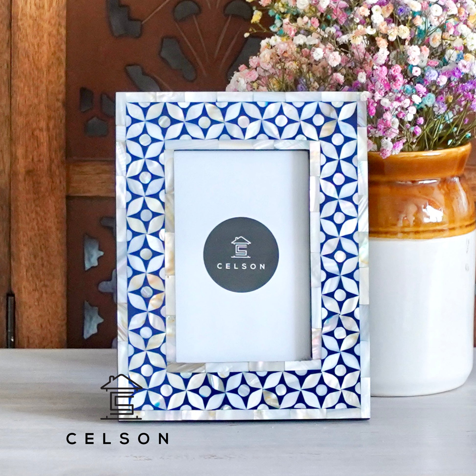 Ryan Mother of Pearl Inlay Photo Frame