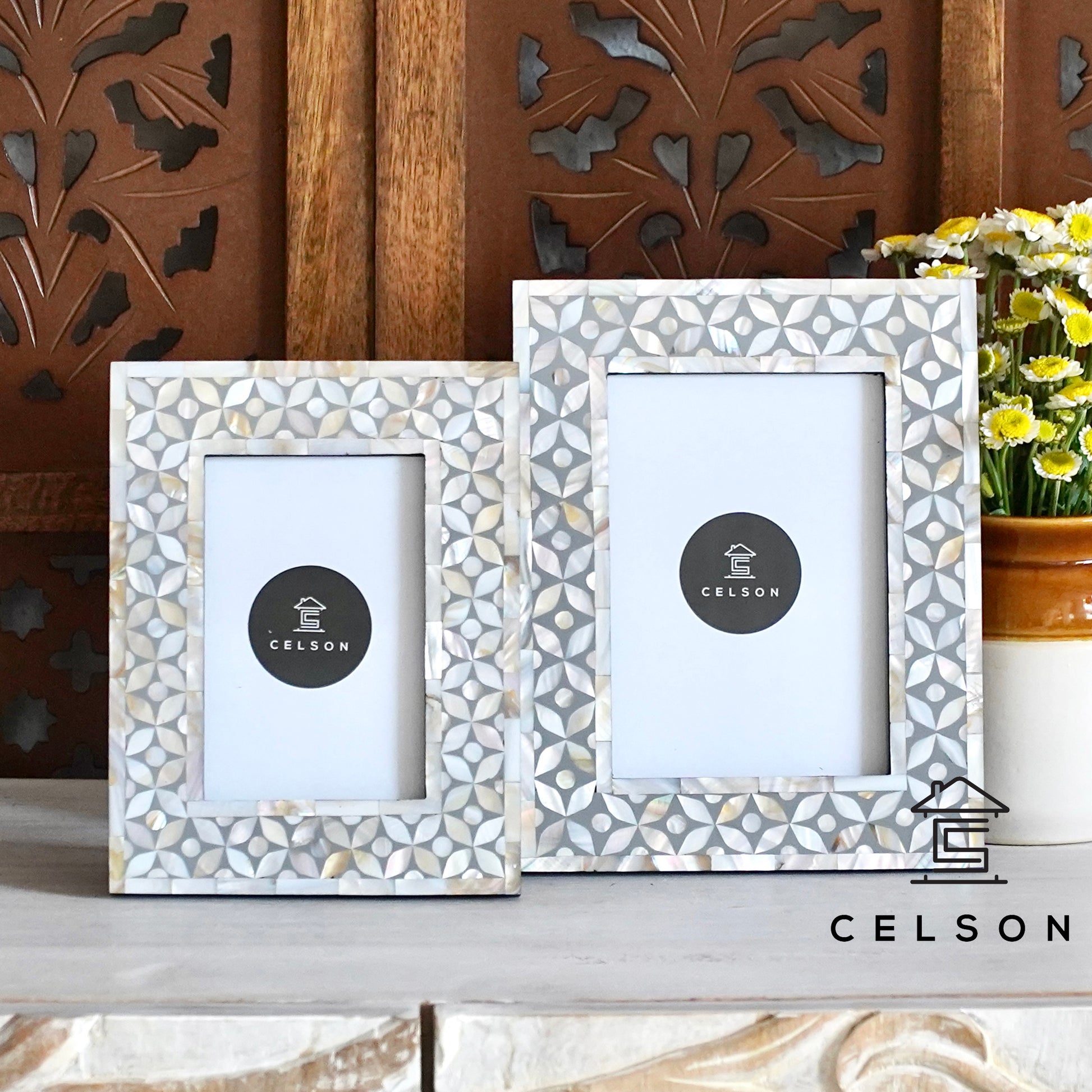 Jack Mother of Pearl Inlay Photo Frame