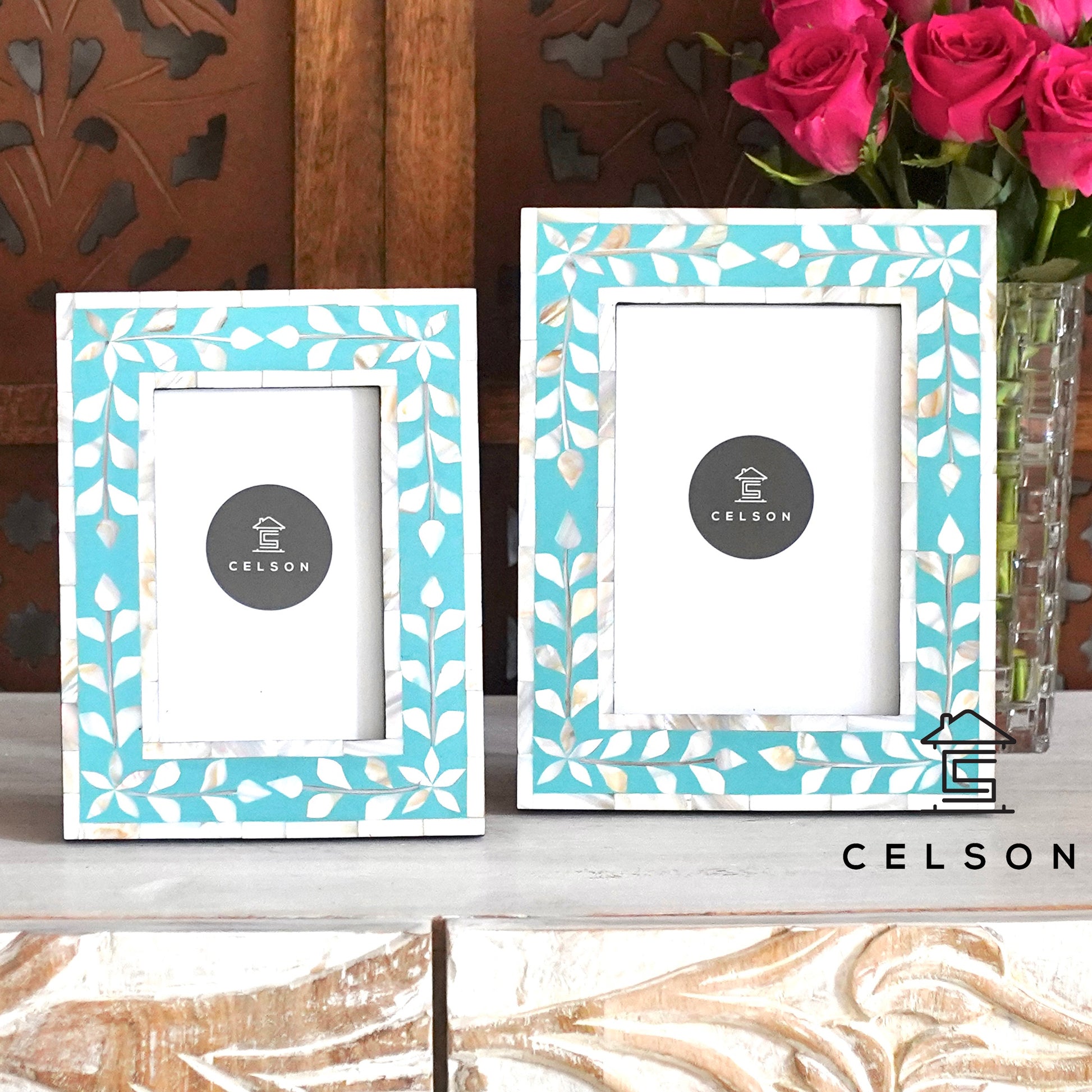 Olivia Mother of Pearl Inlay Photo Frame