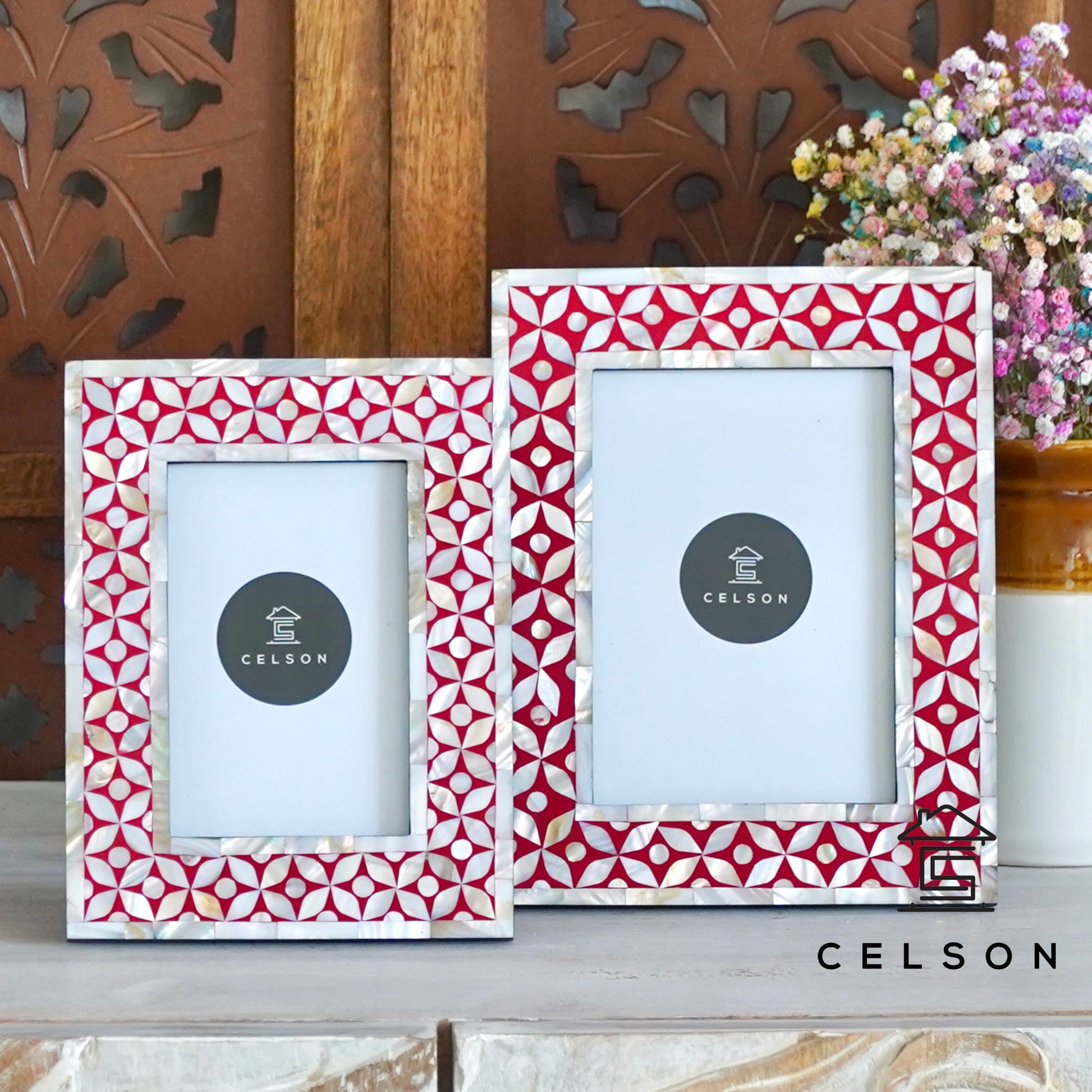 Natasha Mother of Pearl Inlay Photo Frame