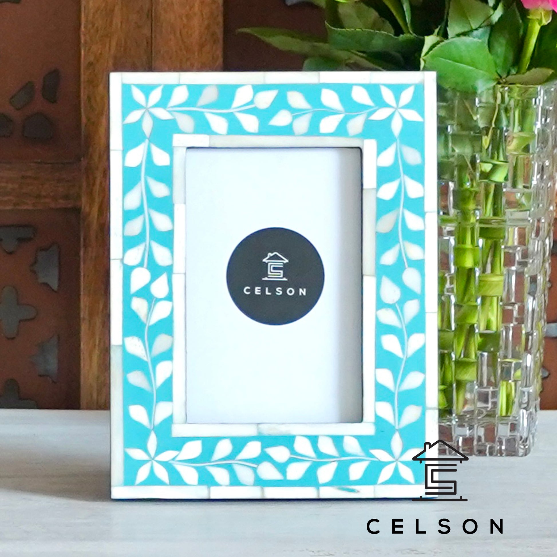 Mary Bone Inlay Photo Frame