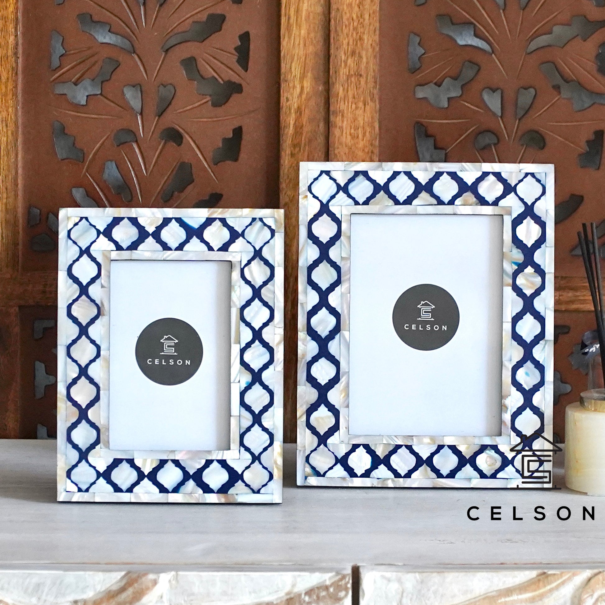 Emily Mother of Pearl Inlay Photo Frame