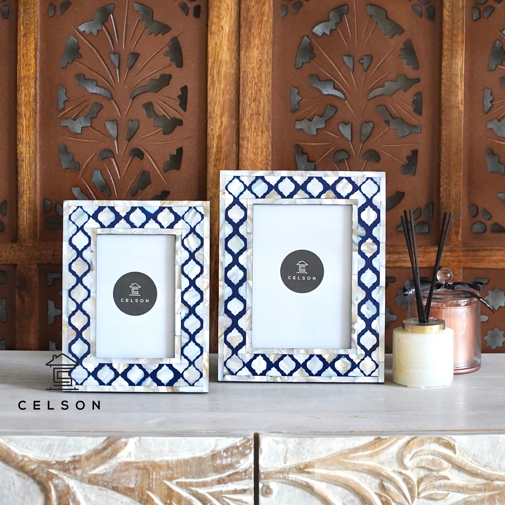 Emily Mother of Pearl Inlay Photo Frame