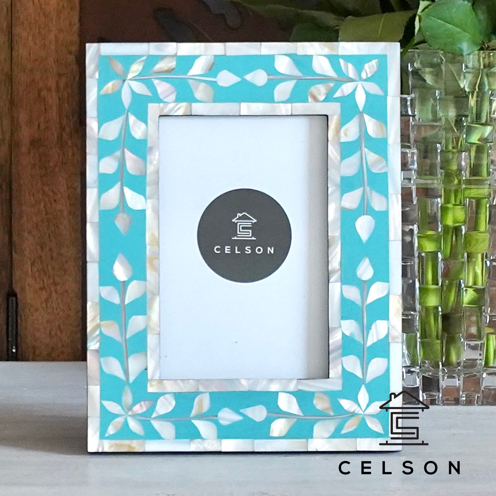 Olivia Mother of Pearl Inlay Photo Frame