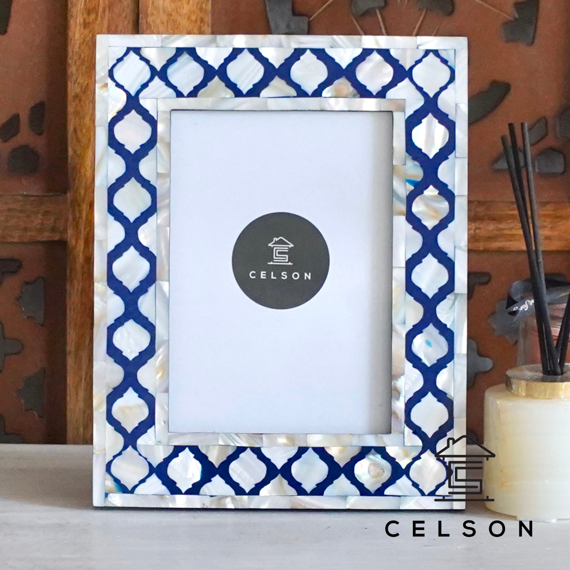 Emily Mother of Pearl Inlay Photo Frame