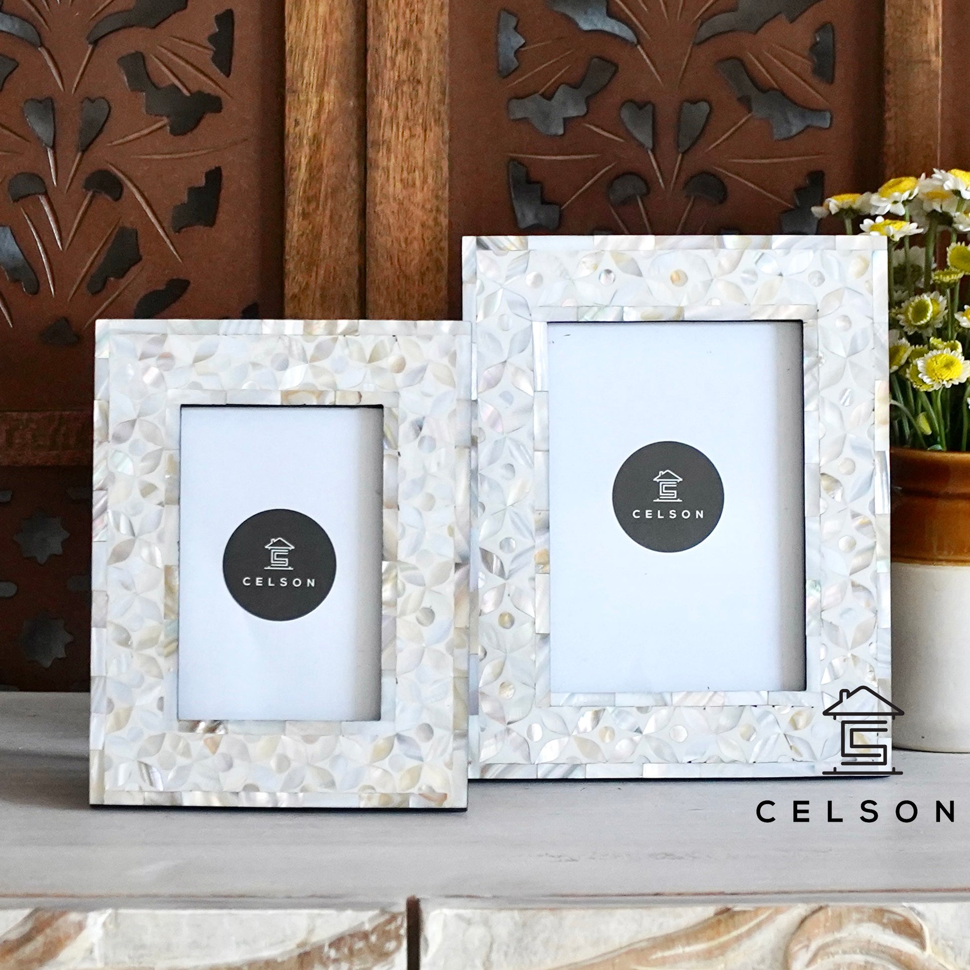 Mia Mother of Pearl Inlay Photo Frame